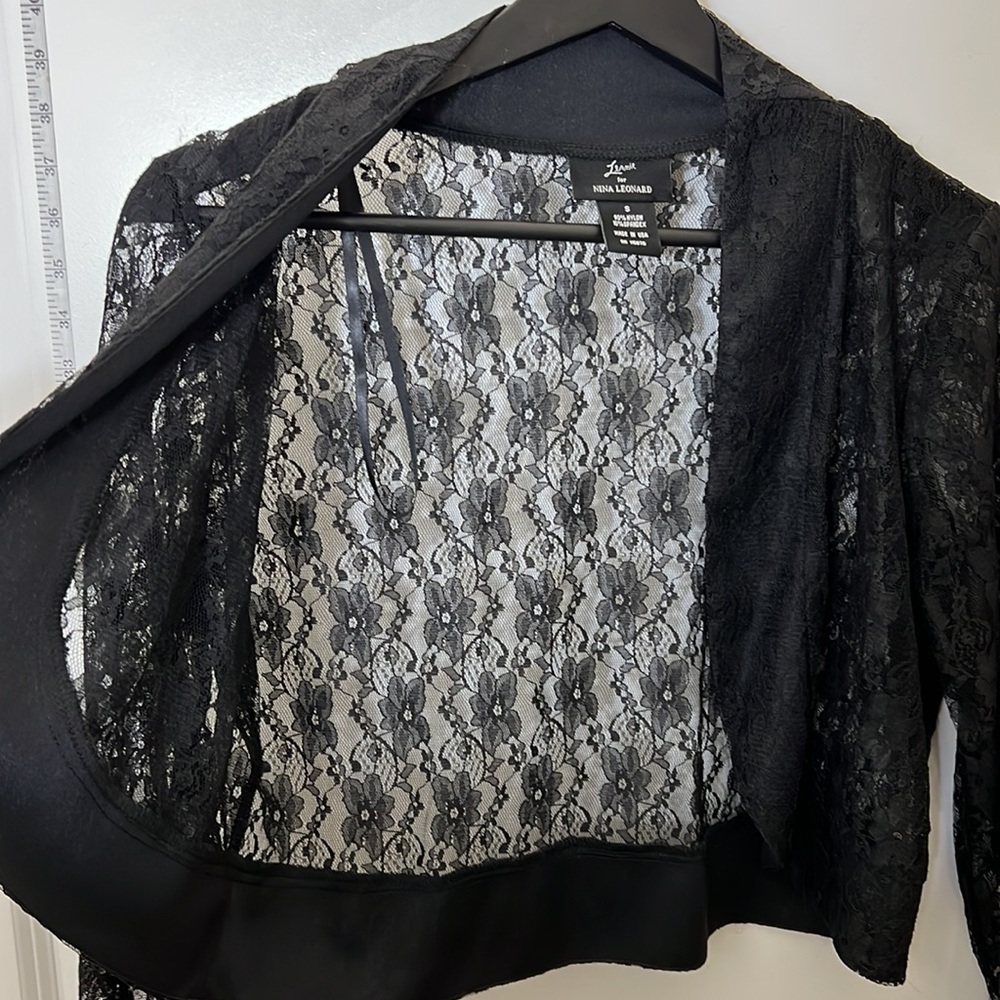 Nina Leonard Lace Cover Up - Picture 4 of 4